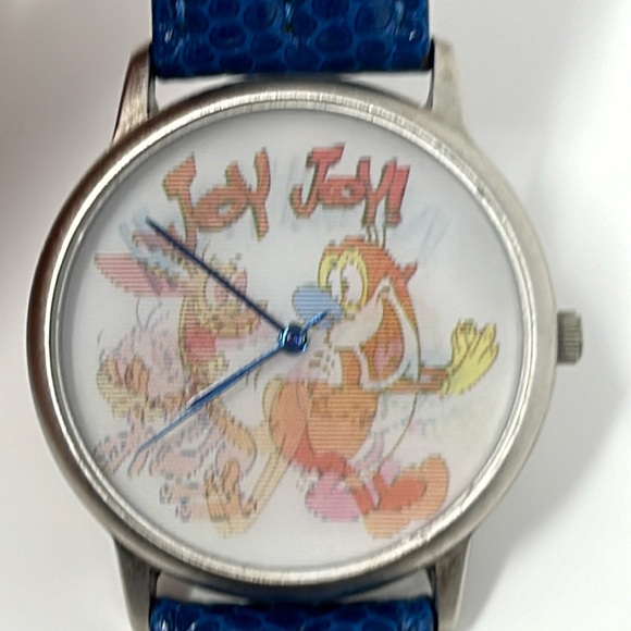 Nickelodeon Ren & Stimpy 1992 hologram/lenticular wrist watch - Picture 3 of 13